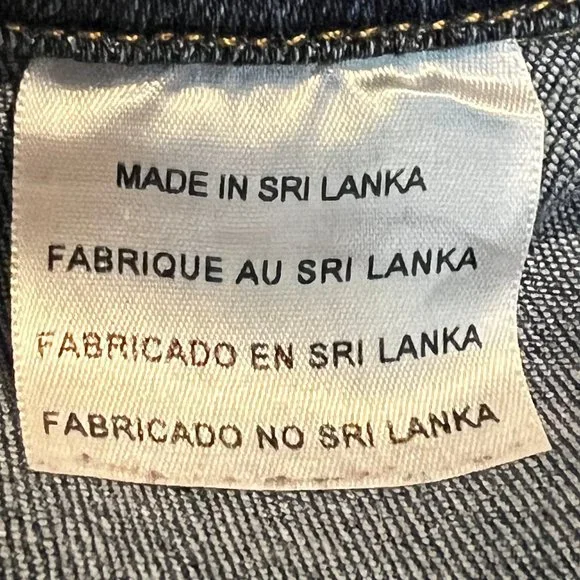 LEVI'S Jean Original Denim Trucker Jacket Size Small - Picture 9 of 13